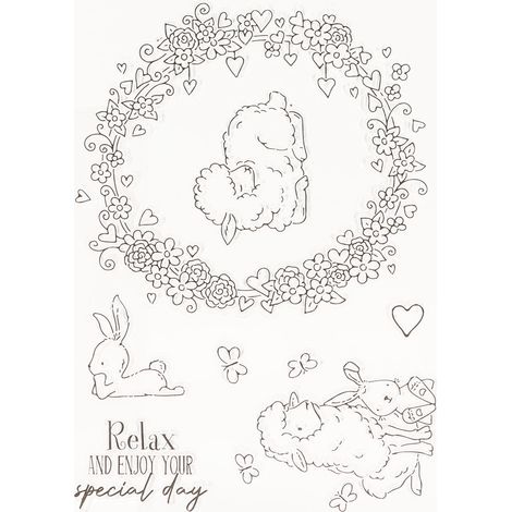 Klare Stempel, recycelbar, DIY-Kombinationsstempel für Handarbeiten, Kartenherstellung, dekorative Stempel für Alben (1/5)