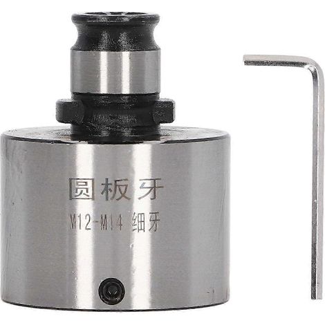 Mandrin de filetage à changement rapide, diamètre extérieur 19 mm, acier au carbone GT12 M12 M14 pour tour, dents fines (1/5)