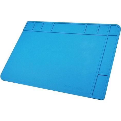 Tappetino per saldatura in silicone resistente alle alte temperature, piattaforma antistatica ESD per ritocchi di dissaldatura e riparazione, tipo: 508 (1/2)