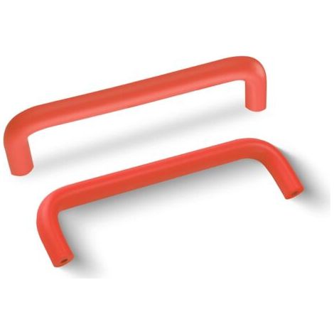 4 Pièces Poignée de Meuble en Aluminium 96mm Poignees de Portes pour Placards avec Vis Boutons Tiroir pour Armoire Cuisine,Orange (1/5)
