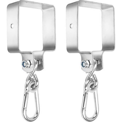 Set of 2 swing collars with galvanized steel carabiner - Swing collar with cuff (1/5)