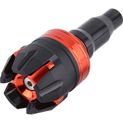 Nouveau Moto CNC cadre en alliage d'aluminium curseur chute protecteur Anti Crash casquettes Orange (1/4)