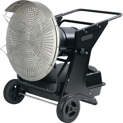 Draper 36637 240V Radiant Diesel Heater, 136400 BTU, 40kW
