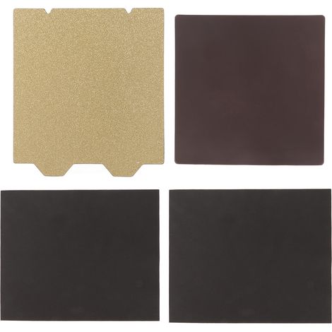 Plaque de construction imprimante 3D 4.7x4.7 po en acier carbone texturé double face pour Vorn 0/V0.1, compatible PET avec autocollant magnétique (1/5)
