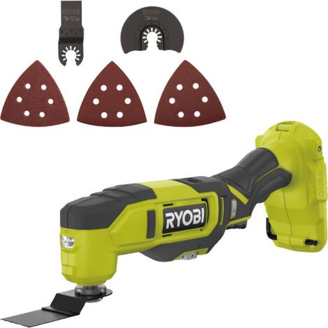 Confezione RYOBI - Multiutensile RMT18-0 - 18V OnePlus - 11 accessori - Senza batteria e caricatore - Kit 12 accessori R (1/5)