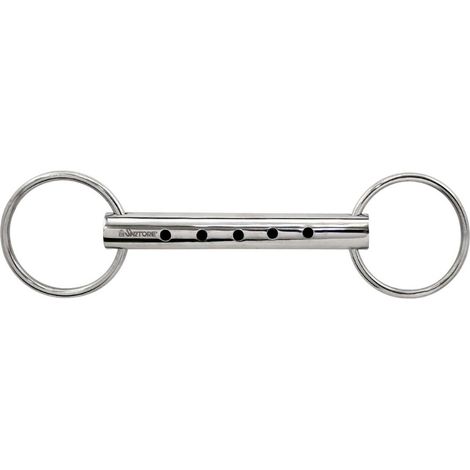 Morso respiro ad anelli in acciaio inox vuoto 21 mm