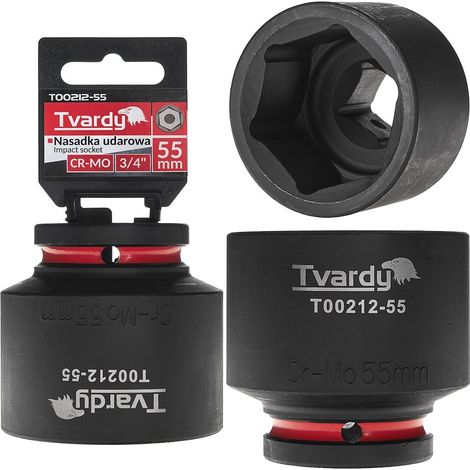 Douille à impact 3/4" 6 pans 55 mm CR-MO (4/16) (1/4)