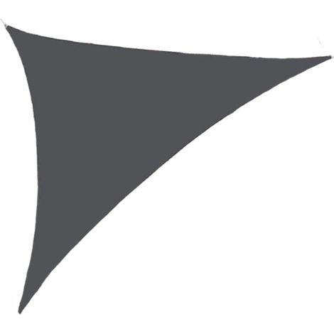 Voile d'ombrage triangulaire anti-UV à 98 % pour jardin extérieur - 3 x 3 x 3 m (1/5)