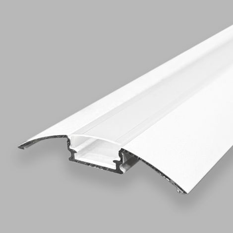 Perfil Tira LED De Suelo Medialuna - Superficie - 9x52mm - Con - Blanco (1/3)