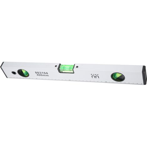 Magnetische Multifunktions-Wasserwaage aus Aluminiumlegierung, Messlineal und Nivellierinstrument (400 mm) (1/5)