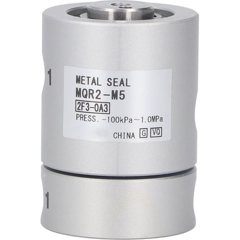 Raccord tournant pneumatique aluminium multicanal grande vitesse 360° MQR2 M5 (1/5)