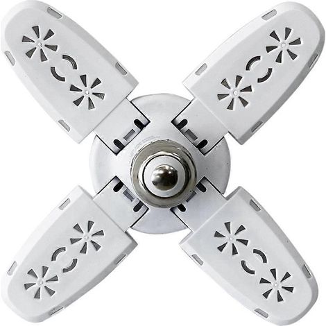 LED-Garagenleuchte – Dimmbare Garagendeckenleuchte, 38 W, 3800 lm, 3500 K, E27/E26