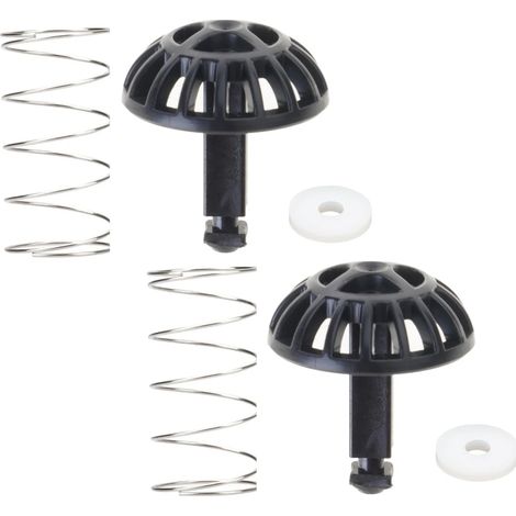 Filtre à café ou panier, lot de 2 pièces, en plastique, pour machine à café, porte-filtre ou cafetière à filtre.-AquaForge