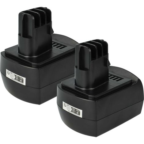 vhbw 2x Akku Ersatz für Metabo ME-974, ME974, 6.31775 für Werkzeug (2100 mAh, NiMH, 9,6 V)