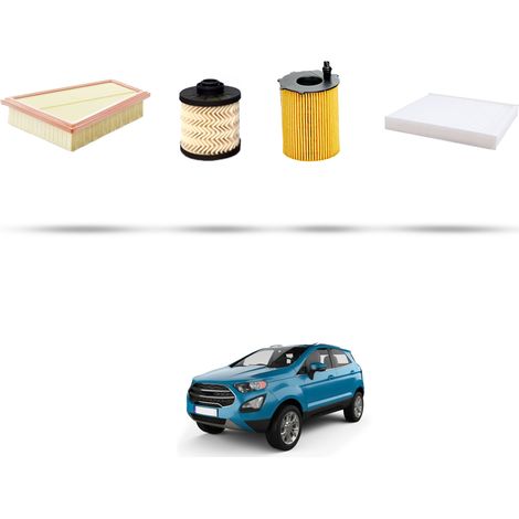 Kit tagliando 4 filtri compatibile con Ford Ecosport 1.5 tdci 74kw dal 2015 (1/5)