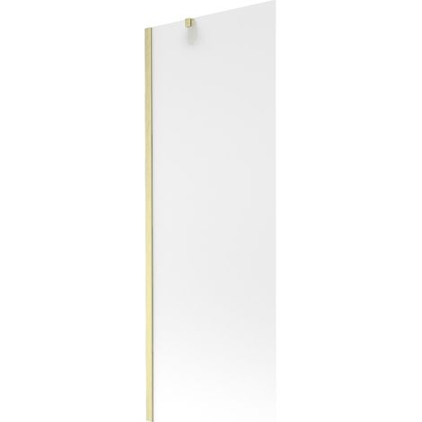 Mexen Next paroi de baignoire 1 vantail 70 x 150 cm, dépoli, or brossé - 895-070-000-00-30-55
