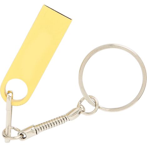 Dual-Use USB 2.0 Typ-C Flash-Laufwerk für Mobiltelefon und Computer, High-Speed USB Flash-Laufwerk mit Schlüsselanhänger (64 GB Gold) (1/5)