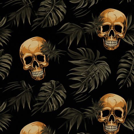Tela decorativa para exteriores Oxford - Motivo de calavera I DX4220 (1/5)