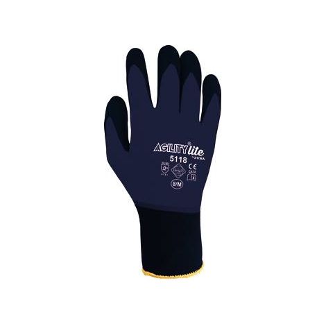 Guantes de nitrilo Juba H5118 nylon/elastano sin costuras T-9