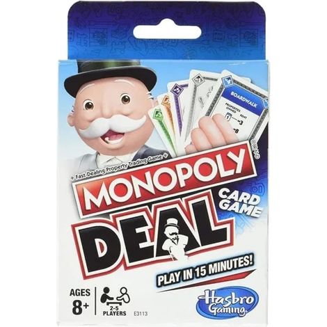 Jeu De Cartes Stratégique - Boîte Bleue - Cartes Gris Clair - Pour Famille Et Enfants - Jeu De Société Éducatif - 1 Pièce