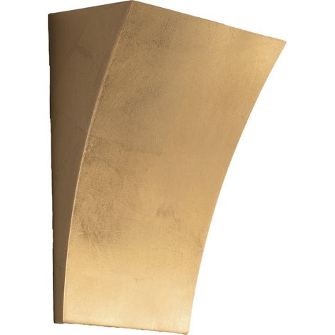 Applique ALMA a veletta in foglia oro 25x10x19cm. (1/2)
