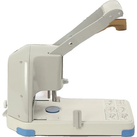 Macchina per arrotondare gli angoli, struttura in acciaio cavo, spessore massimo di foratura 28 mm, intervallo di regolazione 14,5 cm, lavora fino a 280 fogli A4, design della maniglia a risparmio ene (1/5)