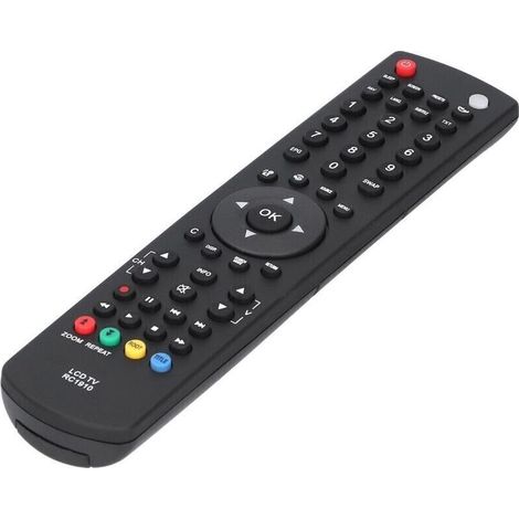 Télécommande pour Toshiba LCD TV fournitures de remplacement universelles Rc1910 noir- (1/4)