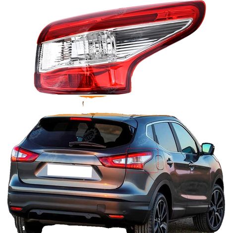 Rücklichtanbau, PC + ABS-Material, Abmessungen 56 x 27,20 cm, Kompatibel mit Nissan Qashqai 2014-2016, Artikelgewicht 1,8 kg, OEM-Nr. 26550-4EA0A (1/5)