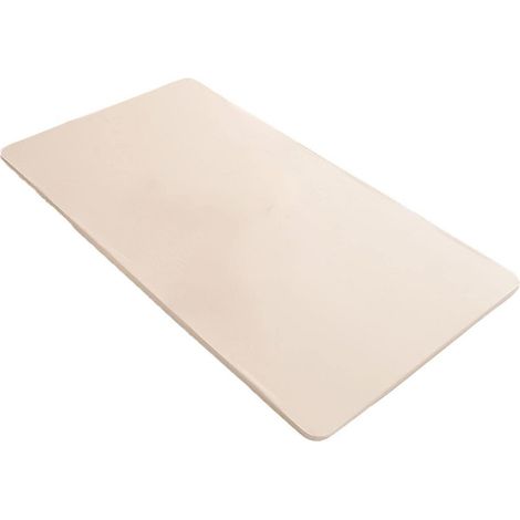 Elastische Tischdecke PU-Leder 70x120 cm Beige, wasserdicht & ölbeständig