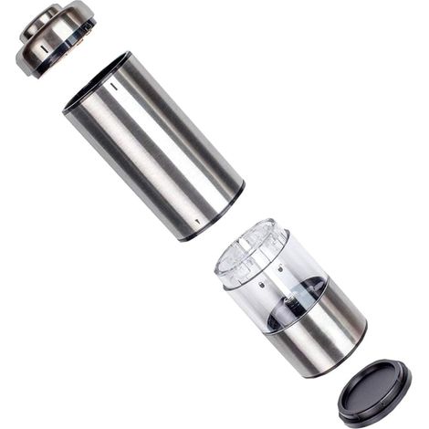 Moulin à poivre électrique, inox et ABS (1/5)