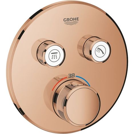 Thermostat Grohtherm SmartControl 29119 FMS rund 2 ASV warm sunset (1/5)