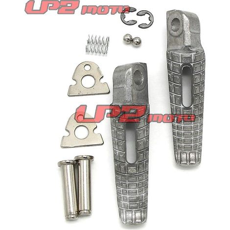 Convient aux pédales et repose-pieds arrière argentés des modèles Suzuki GSXR600, GSXR750 (2006-2014) et GSXR1000 (2005-2014). (1/3)