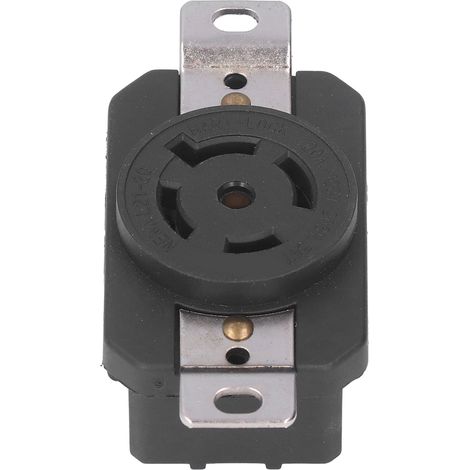 Prise encastrée verrouillable industrielle à 5 trous, style américain, 20 A, 120/208 V, NEMA L21-20 (1/5)