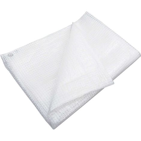 vidaXL Telone Leno 140 g/m² 4x4 m Bianco