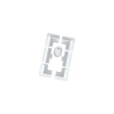 7er-Pack weiße ABS-Solarpanel-Halterung für Wohnmobil, Flachdach, Wohnmobil, Wohnmobil, Wohnwagen, UV-beständige Installationen – weiß (1/5)