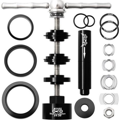 Kit di attrezzi per la rimozione e l'installazione del movimento centrale della bicicletta. Rimozione del movimento centrale per biciclette BB86 / BB30 / BB91 / BB92 / PF30. (1/5)