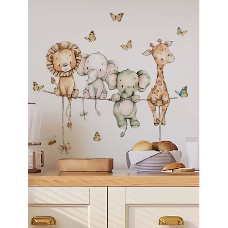 Stickers muraux pour la décoration intérieure : papier peint en PVC imperméable, résistant à l'huile, autocollant et amovible. (1/5)