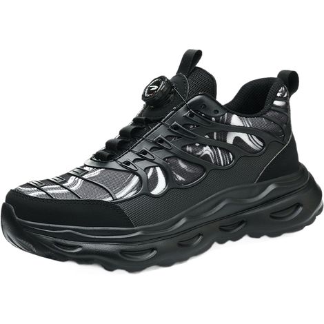 Chaussures de sécurité légères et respirantes - Embout en acier composite - Anti-écrasement et anti-perforation - Résistantes à l'huile et à l'eau, taille 38
