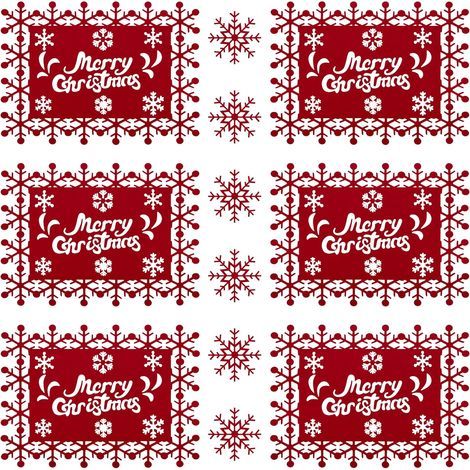 CSPARKV Lot de 12 Sets de Table de Noël Feutre Dessous de Verre de Table Motif Flocon de Neige pour la Décoration de Table de Noël de Vacances d'hiver de Fête de Noël Rouge (1/5)