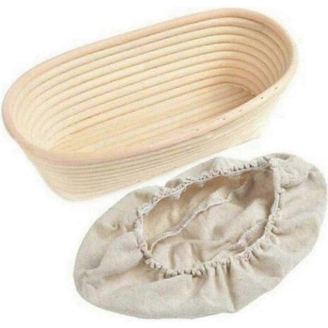 Panier de fermentation de style européen pour le séchage et le stockage - Bol traditionnel en rotin pour la levée de la pâte et la cuisson du pain artisanal (1/5)