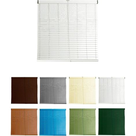 Persiana de PVC Alicantina con Polea Metálica  Persiana Enrollable  Estor Enrollable para Ventanas, Puertas, Salón y Cocina (1/5)