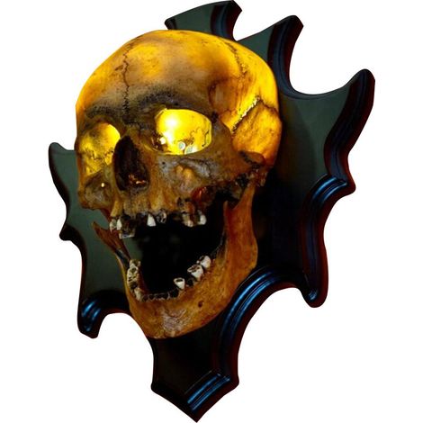Lampe Murale Squelette Résine Éclairage Halloween Décor Maison Thème Macabre (1/5)