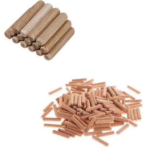 Lot De 16 Chevilles, Chevilles, Tenons, Goupilles, Quincaillerie, Clous Pour Meubles En Bois De 10 Mm