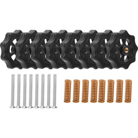 Kit de Nivellement 2Set avec Ressorts et Écrous M4 pour Imprimante 3D Créality CR-10, CR-10s, Ender 3 (1/5)
