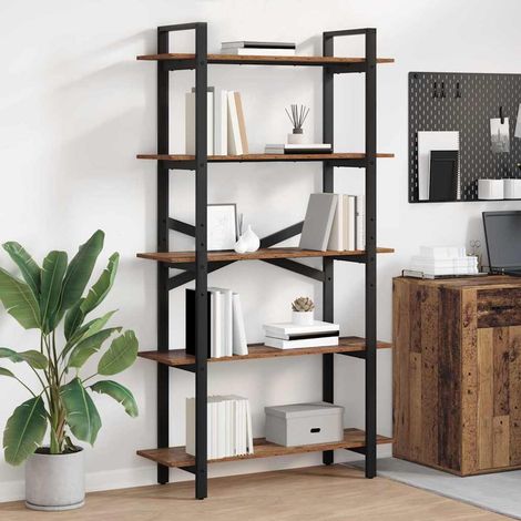 Bücherregal Altholz 100 x 33,5 x 178 cm Holzwerkstoff