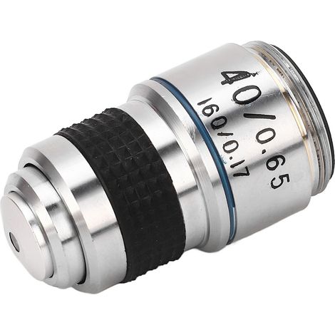 Mikroskop-Objektiv, biologisch, 40x, 185 mm, achromatisch, Universal, Standard-RMS-Gewinde (1/5)