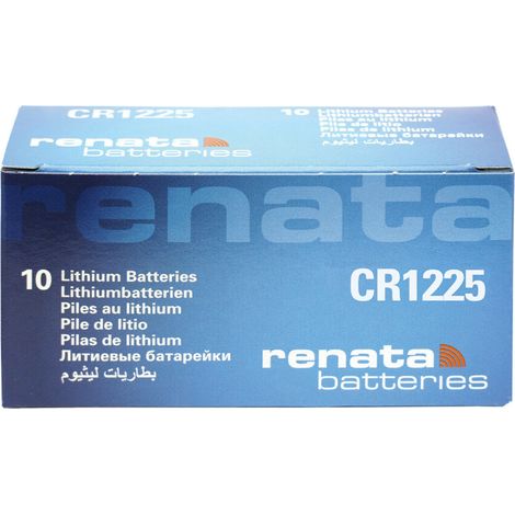 .Renata CR1225 3V au lithium PACK DE 10 PILES.
.