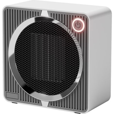 1 Radiateur soufflant,Technologie céramique PTC,500 W,Flux d'air 180°,Silencieux,Chambre (1/5)