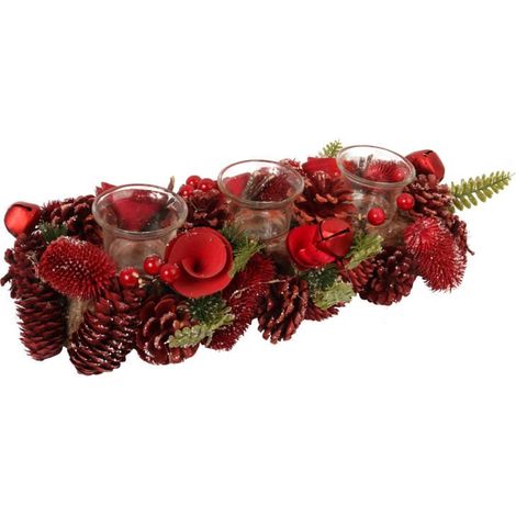 Un candelabro realizzato con materiali naturali. (1/2)