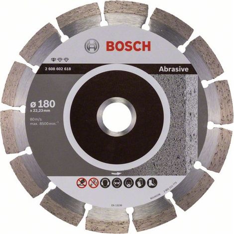 Bosch Diamanttrennscheibe Standard for Abrasive 180x22,23x2x10 mm 2608602618 (1/5)